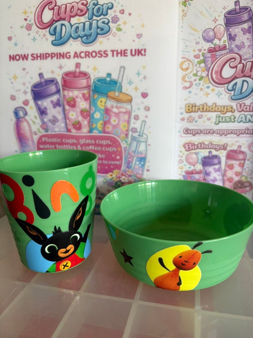 Bing cup and bowl set